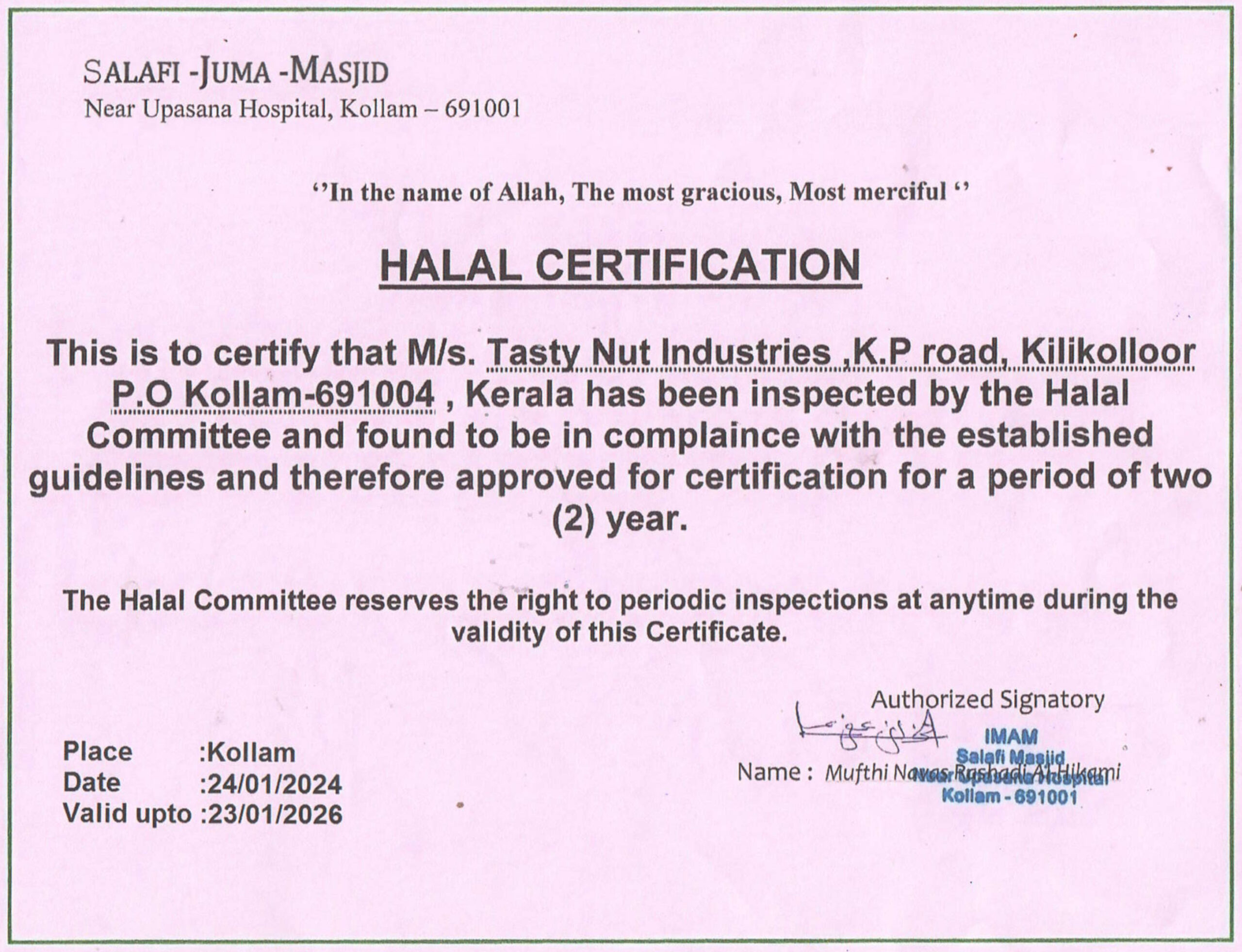 Halal Certification